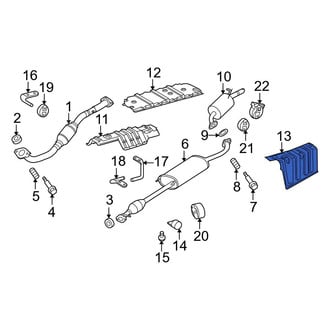 Toyota OE - Rear Floor Pan Heat Shield