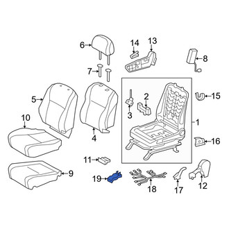 Toyota OE - Seat Track Cover