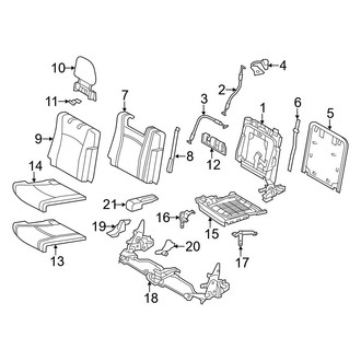 Toyota OE - Seats & Tracks - Third Row Seats (USA Built)