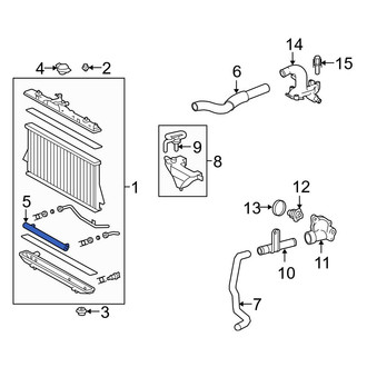 Toyota OE - Upper Radiator Drain Plug