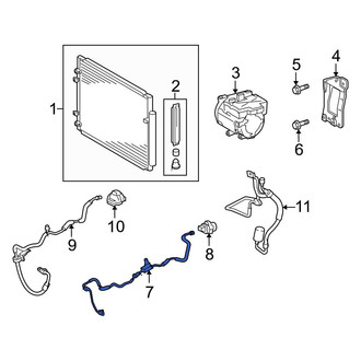 Toyota OE - A/C Refrigerant Discharge Hose