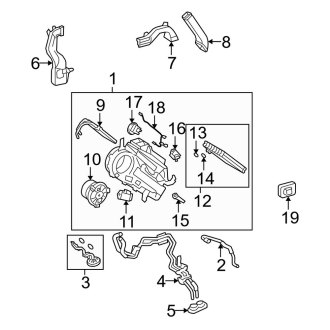 2011 Toyota Highlander Oem A C & Heating Parts - Systems 