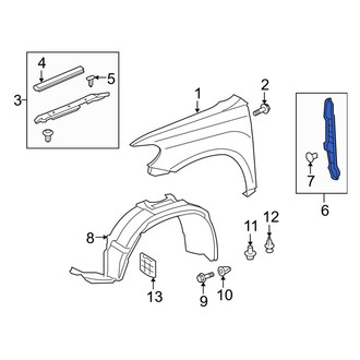 Toyota OE - Rear Left Fender Seal