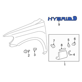 Toyota OE - Front Left Door Emblem