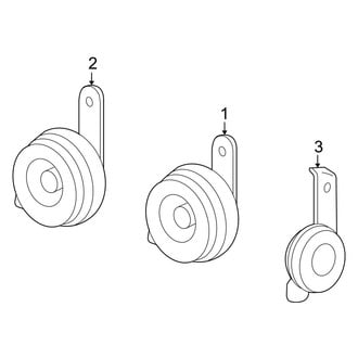 Toyota OE - Electrical - Horn (3.3L)