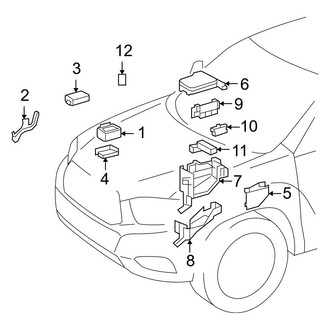 Toyota OE - Electrical - Fuse & Relay (Engine Compartment)
