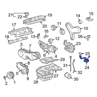 Toyota OE - Engine Oil Pump Pickup Tube and Screen