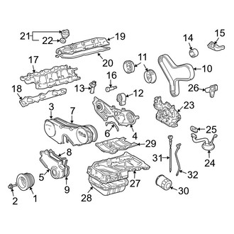 Toyota OE - Engine / Transaxle - Engine Parts (3.3L)