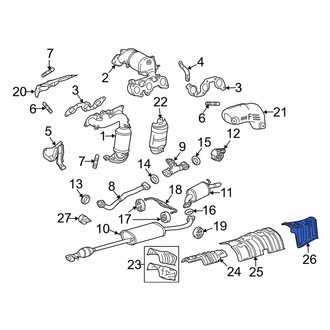 Toyota OE - Rear Floor Pan Heat Shield