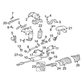 Toyota OE - Exhaust System - Manifold (3.3L)