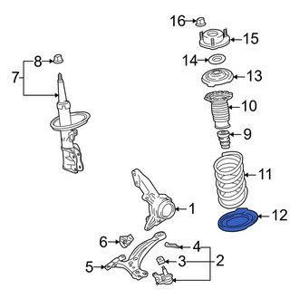 Toyota OE - Front Lower Coil Spring Insulator
