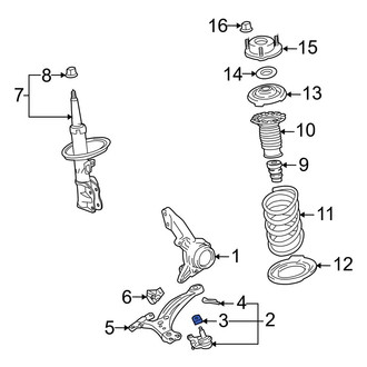 Toyota OE - Steering Knuckle Nut
