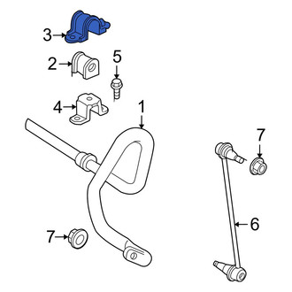 Toyota OE - Front Upper Suspension Stabilizer Bar Bracket