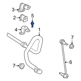 Toyota OE - Front Suspension Stabilizer Bar Bracket Bolt