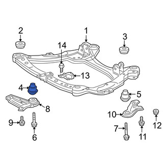 Toyota OE - Front Engine Cradle Insulator