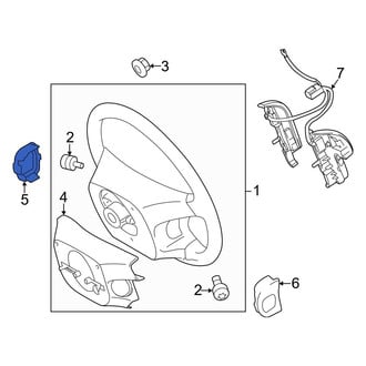 Toyota OE - Right Steering Wheel Plug