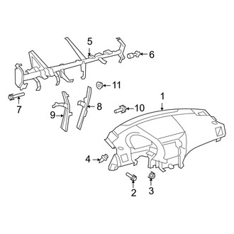 Toyota OE - Instrument Panel (FULL HYBRID EV-GAS (FHEV))