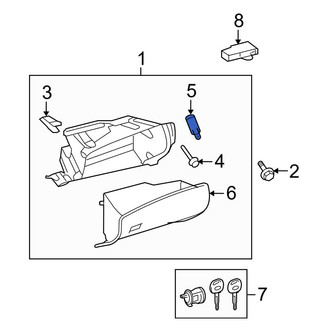 Toyota OE - Glove Box Support