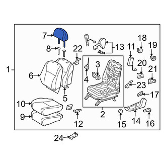 Toyota OE - Front Left Headrest
