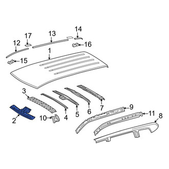 Toyota OE - Front Roof Header Panel