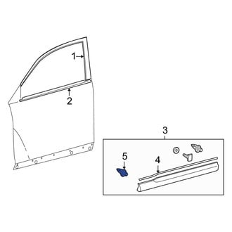 Toyota OE - Door Molding Clip