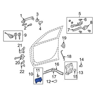 Toyota OE - Front Left Inner Interior Door Handle