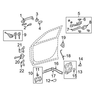 Toyota OE - Front Door - Lock & Hardware