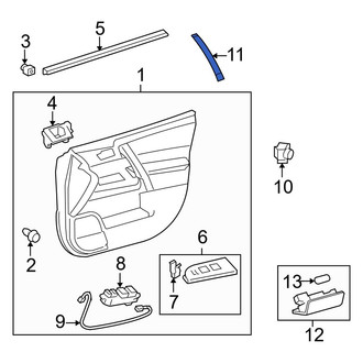 Toyota OE - Front Left Door Panel Handle Cover