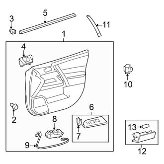 Toyota OE - Front Door - Interior Trim