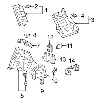 Toyota OE - Quarter Panel - Interior Trim (FULL HYBRID EV-GAS (FHEV))