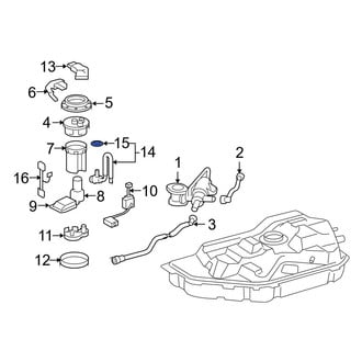 Toyota OE - Fuel Injection Pressure Regulator O-Ring