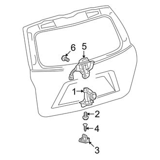 Toyota OE - Lift Gate - Lock & Hardware (Hybrid / Hybrid Limited)