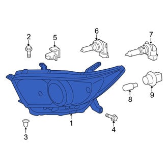 Toyota OE - Front Left Headlight