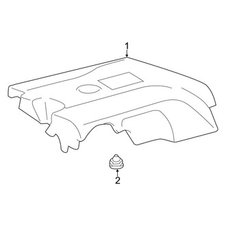 Toyota OE - Engine / Transaxle - Engine Appearance Cover (FULL HYBRID EV-GAS (FHEV))