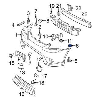 Toyota OE - Bumper Cover Bracket