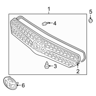 Toyota OE - Grille & Components