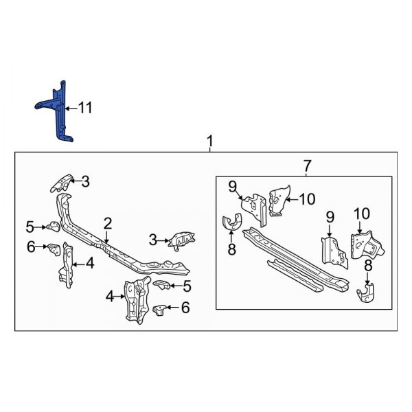 Hood Latch Support