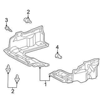 Toyota OE - Radiator Support - Splash Shields