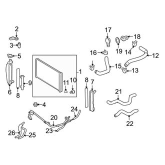 Toyota OE - Cooling - Radiator & Components