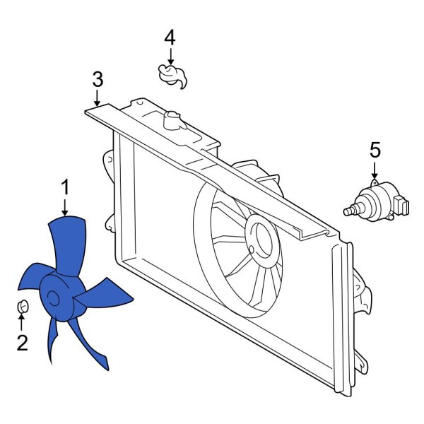 Engine Cooling Fan Blade