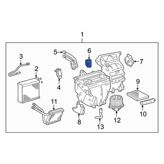 Toyota OE - HVAC Blower Motor Resistor