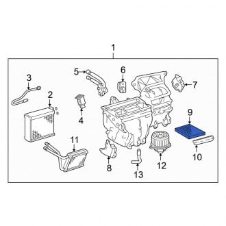 Toyota Corolla OEM A/C & Heating Parts | Systems, Compressors — CARiD.com