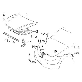 Toyota OE - Hood & Components