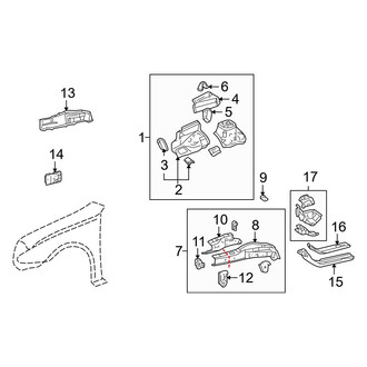 Toyota OE - Fender - Structural Components & Rails