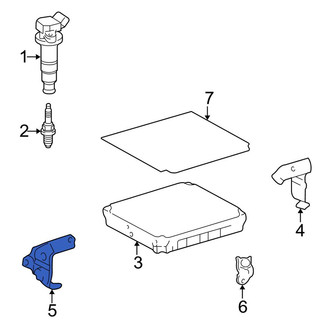 Toyota OE - Left Engine Control Module (ECM) Bracket