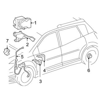 Toyota OE - Electrical - ABS Components (4-Wheel ABS)