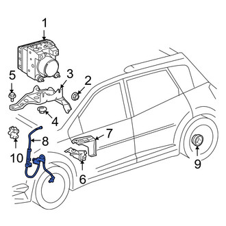 Toyota OE - Rear Right ABS Wheel Speed Sensor