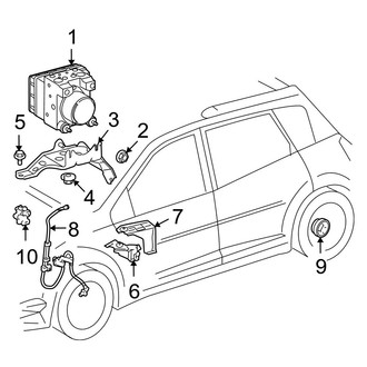 Toyota OE - Electrical - ABS Components (W/O Vehicle Stability Control)
