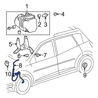 Toyota OE - Rear Left ABS Wheel Speed Sensor