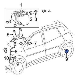Toyota OE - Rear Right ABS Wheel Speed Sensor